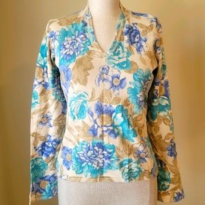Floral sweater